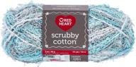 🧽 experience refreshing cleaning with red heart e854-7952 scrubby cotton yarn logo