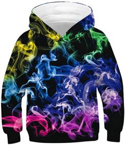 img 4 attached to Chaos World Realistic Graphic Sweatshirts: Boys' Fashion Hoodies & Sweatshirts for Trendy Style