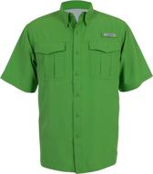 🎣 habit men's belcoast river guide short sleeve fishing shirt logo