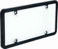 🚗 bell automotive universal license plate frame with clear cover - black (12 x 6 inches) logo