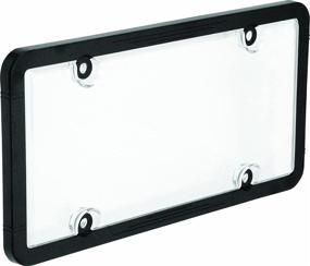 img 1 attached to 🚗 Bell Automotive Universal License Plate Frame with Clear Cover - Black (12 x 6 inches)