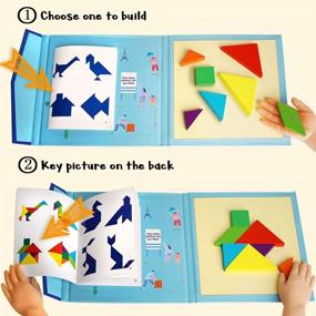 img 3 attached to 🍽️ Enhance Your Child's Learning with BEESTECH Tangram Restaurant Educational Kit