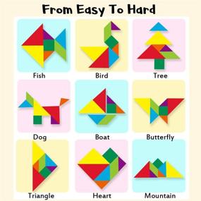 img 1 attached to 🍽️ Enhance Your Child's Learning with BEESTECH Tangram Restaurant Educational Kit