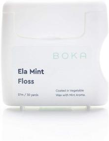 img 4 attached to 🌿 Ela Mint Floss - Natural Vegetable Wax, Teflon-Free, Petroleum-Free, 30 Yards of Floss