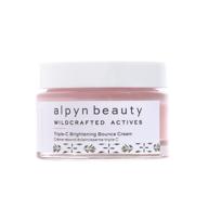 🍊 alpyn beauty - natural triple vitamin c illuminating bounce cream, clean, wildcrafted luxury skincare (1.7 fl oz, 50 ml) logo