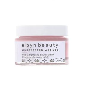 img 4 attached to 🍊 Alpyn Beauty - Natural Triple Vitamin C Illuminating Bounce Cream, Clean, Wildcrafted Luxury Skincare (1.7 fl oz, 50 ml)