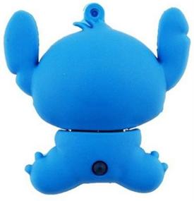 img 1 attached to 🐾 QICAIHU Novelty Stitch Blue Shape Design 32GB USB 2.0 Flash Drive: Adorable Cartoon Jump Drive for Data Storage & Gifting