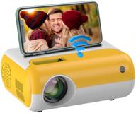 📽️ portable wifi mini projector - salange pico hd 1080p supported led lcd video projector for iphone, outdoor movies, kids gift, cartoon, home theater with hdmi usb av interfaces logo