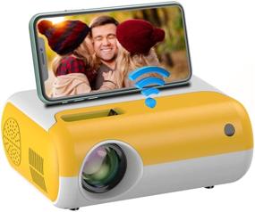 img 4 attached to 📽️ Portable WiFi Mini Projector - Salange Pico HD 1080P Supported LED LCD Video Projector for iPhone, Outdoor Movies, Kids Gift, Cartoon, Home Theater with HDMI USB AV Interfaces