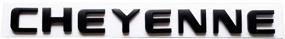 img 2 attached to Cheyenne Letters Emblem Fender Silverado