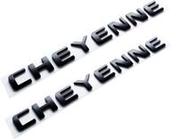 cheyenne letters emblem fender silverado logo