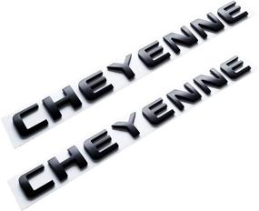 img 4 attached to Cheyenne Letters Emblem Fender Silverado