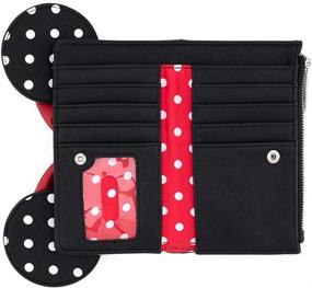 img 2 attached to 🔴 Loungefly Minnie Mouse Dot Wallet: Show Off Your Polka Dot Style!