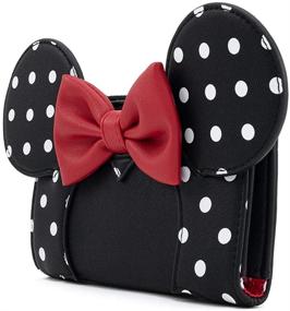 img 1 attached to 🔴 Loungefly Minnie Mouse Dot Wallet: Show Off Your Polka Dot Style!