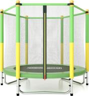 🟨 fashionsport outfitters yellow kids trampoline enclosure logo