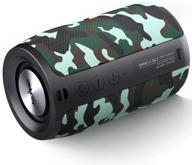 🎁 zealot s32 camo bluetooth speakers: waterproof, portable, dual pairing, ipx5 stereo sound, tf card/usb/aux compatible for iphone, samsung, android - perfect xmas gift logo