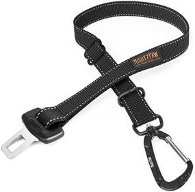 img 4 attached to Mighty Paw Dog Seatbelt: Premium Pet Safety Belt with Adjustable Length Strap, Constructed with Human Seatbelt Material and Durable All-Metal Hardware. Enhance Your Dog's Car Safety!