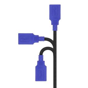 img 2 attached to 🔌 20-FT USB 2.0 удлинительный кабель от TanGuYu - Активный удлинительный шнур для принтера, клавиатуры, игровой консоли, колонки, Oculus Rift и многого другого