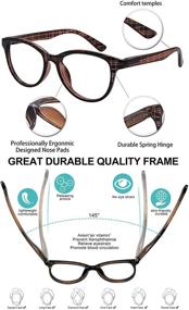 img 1 attached to 👓 OCCI CHIARI Fashion Reading Glasses for Women - Readers 1.0, 1.25, 1.5, 1.75, 2, 2.5, 2.75, 3, 3.5, 4.0, 5.0, 6.0