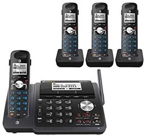 img 2 attached to 📞 AT&T TL88102 2-Line Answering System: Get Efficient Communication with 3 Handsets (Black)