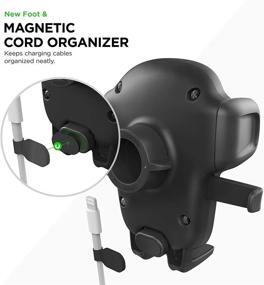 img 2 attached to IoT Easy One Touch 5 CD Slot Universal Car Mount: iPhone, Samsung, Moto, Huawei, Nokia, LG, Smartphone Holder