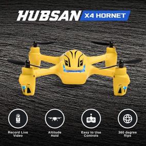img 3 attached to 🚁 Hubsan X4 Hornet Mini Drone - 11 Minutes Flight Time, Headless Mode, Altitude Hold, Speed Modes, LED Lights, 330' Range, Portable RC Quadcopter - Ideal Gift for Kids