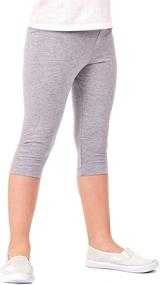 img 2 attached to Sparkle Capris Cotton Girls' Pants & Capris - Perfect Match in Clothing