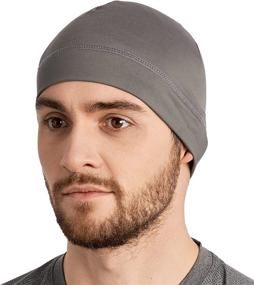 img 4 attached to Cooling Skull Cap Men Sweat Wicking
