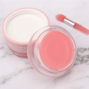 img 2 attached to Strawberry Lip Scrub & Double Effect Lip Sleeping Mask: Overnight Moisturizing Repair Treatment for Chapped Skin, Peeling Lips. Includes Lip Balm, Primer for Optimal Results!