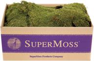 супермосс (21588) листовой мох - сушеный, натуральный - 5 фунтов (покрывает 20-24 кв. фт.) логотип