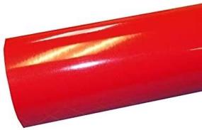 img 4 attached to 🔴 12-Inch x 10-Foot Glossy Oracal 651 Red Vinyl Roll: Ideal for Craft Cutters and Vinyl Sign Cutters