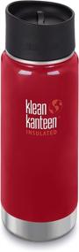 img 4 attached to ☕️ Stainless Steel Coffee Mug with Leak Proof Café Cap 2.0 - Klean Kanteen Wide Double Wall Vacuum Insulated