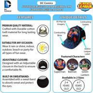 🦇 dc comics toddler baseball hat for boys ages 2-7: batman kids cap logo