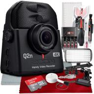 zoom q2n-4k handy digital multitrack video recorder: 32gb deluxe accessory bundle unveiled logo