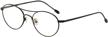 eyeglasses john varvatos matte black men's accessories logo
