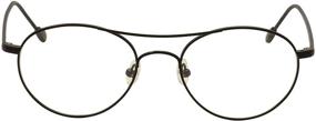img 1 attached to Eyeglasses John Varvatos Matte Black Men's Accessories