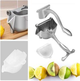 img 1 attached to 🍊 Jimee Orange Citrus Manual Juicer: Premium Steel Squeezer for Party Juice Cocktail Drinks