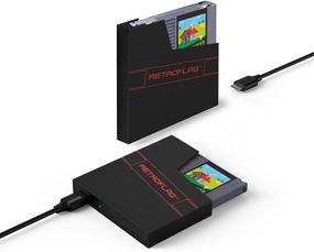 img 1 attached to 📼 RETROFLAG Корпус жесткого диска NES в стиле картриджа 2.5" - USB 3.0 с кабелем типа A Male to Micro B - Совместим с корпусом NESPi 4, операционными системами Windows, Desktop, Laptop, Mac OS, Linux - Корпус для внешнего жесткого диска SSD 2.5 дюйма.