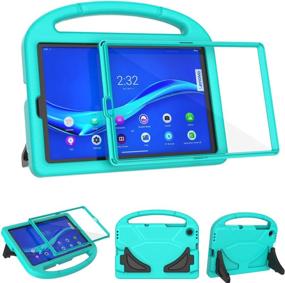 img 4 attached to 👧 Protective Turquoise Kids Case with Screen Protector for Lenovo Tab M10 Plus 10.3 2020 Tablet