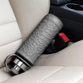 img 2 attached to Anchor Hocking Life Durable Glass Water Bottle - 19.5 oz, BPA-Free, Leak Proof, Wide Mouth - Pebble Gray