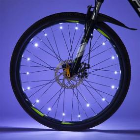 img 4 attached to 🚲 Willceal Bike Spoke Light with Flashing Neon Lamps - Enhancing Bike Safety and Wheel Visibility