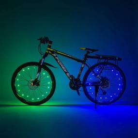 img 2 attached to 🚲 Willceal Bike Spoke Light with Flashing Neon Lamps - Enhancing Bike Safety and Wheel Visibility