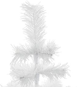 img 1 attached to Classic White Tinsel Christmas Tree - 24-inch Tabletop Home Holiday Centerpiece Display Decorations with 2FT Tall White Stand Included