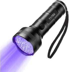 img 4 attached to 🔦 711TEK UV Flashlight Black Light: Powerful Pet Urine Detector & Stain Revealer with 51 LEDs - Perfect for Dogs, Cats, Bed Bugs & Dry Stains!