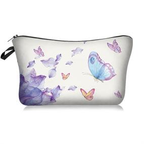 img 3 attached to Butterfly Cosmetic Waterproof Accessories Organizer