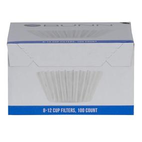 img 1 attached to ☕ BUNN 8-12 Cup Coffee Filters - Convenient 100ct Pack, 6 Filters Included