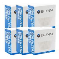 ☕ bunn 8-12 cup coffee filters - convenient 100ct pack, 6 filters included logo