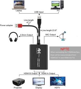 img 3 attached to 💻 Адаптер USB 3.0 к HDMI 4K UHD - чип Displaylink, двойной 4K 60 Гц Ультра HD USB к HDMI преобразователь дисплея, 4K 30 Гц, 2K 60 Гц - внешняя видео- и графическая карта (USB32HD4K60Hz) для монитора, Mac, Windows - улучшенный SEO.