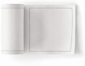 img 4 attached to Reusable Cocktail Napkins - MY DRAP Offers Stylishly Washable and Sustainable Solution