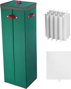 img 1 attached to Elf Stor 40 inch Tall Green Wrapping Paper Storage Box - Model 83-DT5518